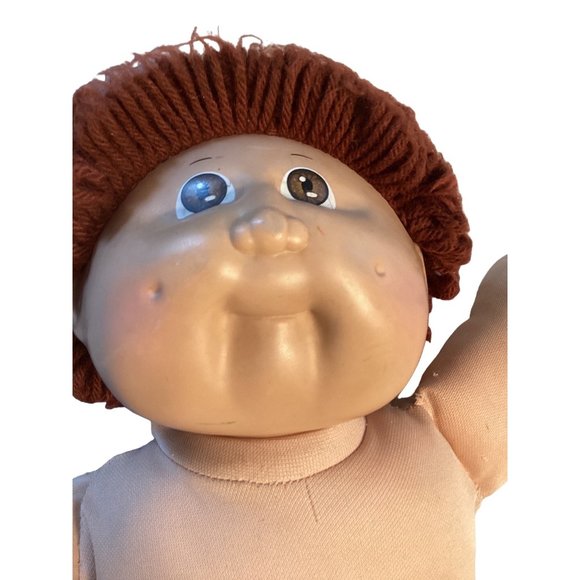 Vintage 1982 Cabbage Patch Doll*Xavier Roberts* No Clothes *Brown hair & eyes - Picture 2 of 8